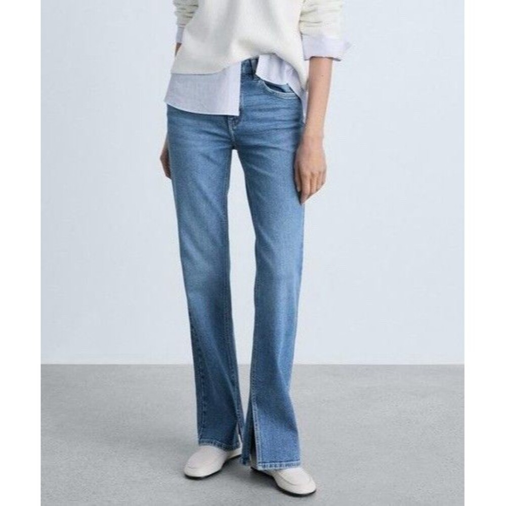NWT Edwin Lark Split Inseam Flare Jeans Intuition Blue Size 26 Made in USA